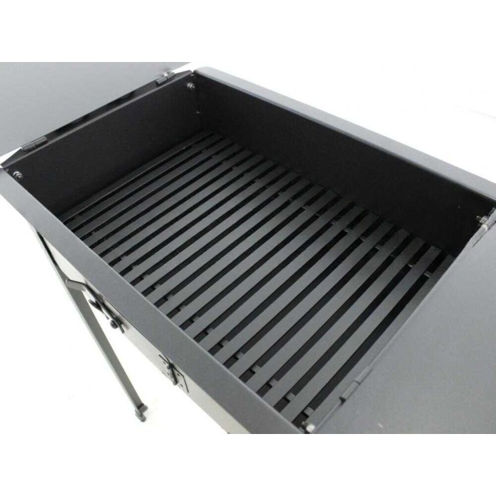 Cruccolini Campagnolo hiiligrilli, 50 × 38 cm, ruostumaton ritilä
