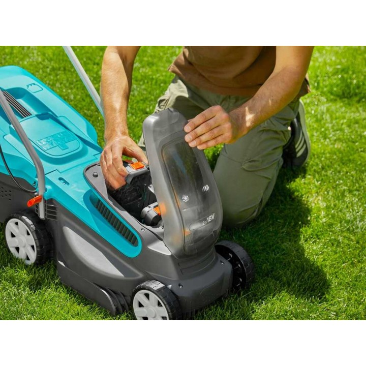 Gardena PowerMax 32/36V P4A -akkuruohonleikkuri, 32 cm, ilman akkua ja laturia