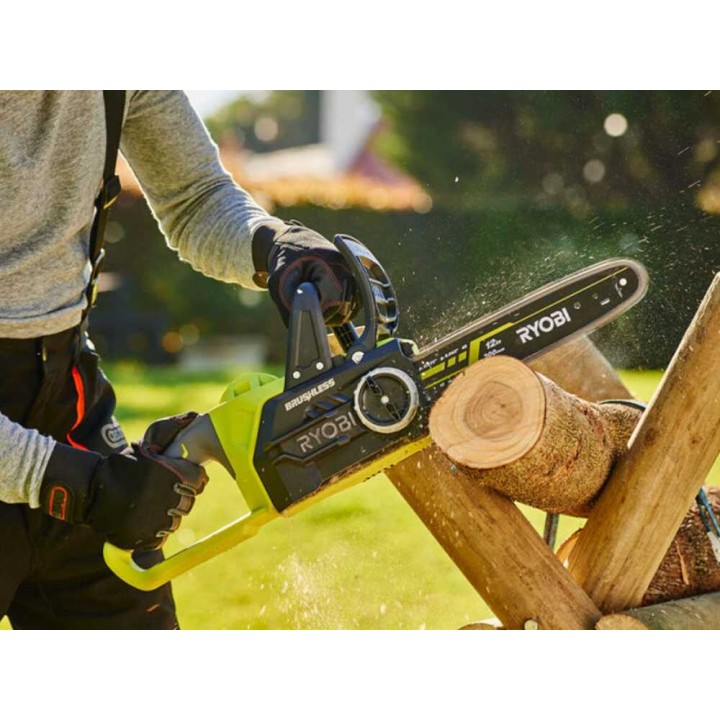 Ryobi RCS18X30-50F akkumoottorisaha, 30 cm, 18 V 5 Ah kahva