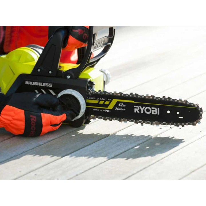 Ryobi RCS18X30-50F akkumoottorisaha, 30 cm, 18 V 5 Ah kahva