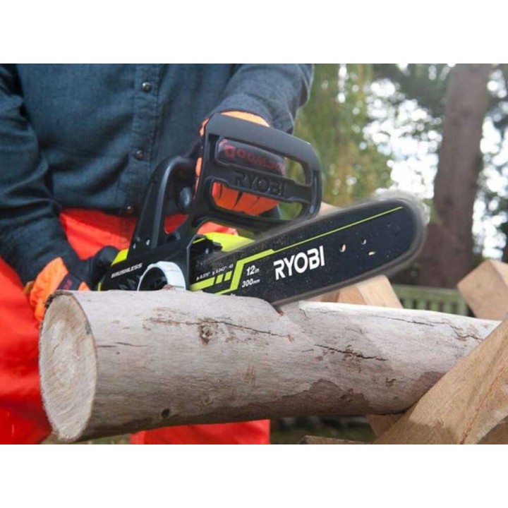 Ryobi RCS18X30-50F akkumoottorisaha, 30 cm, 18 V 5 Ah kahva