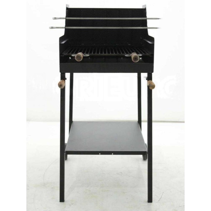 Cruccolini Fuocone puu- ja hiiligrilli, teräs, 50 × 50 cm, 50 kg