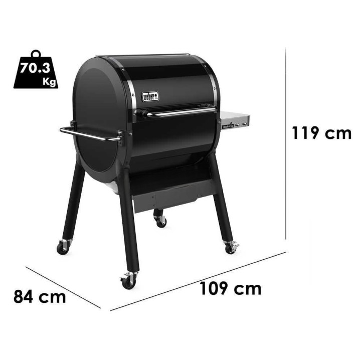 Weber Smoke Fire EX4 GBS -pellettigrilli, 2 745 cm², Wi-Fi