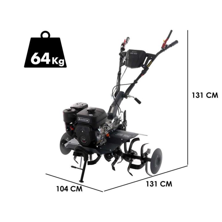 BlackStone MHG 1800 bensiinijyrsin, 212 cm³, 7 HP, 2 + 1 vaihdetta, 60–90 cm