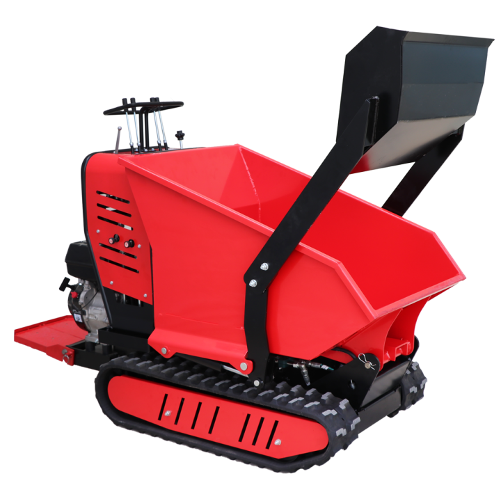 AMA TAG500TDH telaketjukuormaaja 500 kg hydraulinen dumper lava ja etukuormain