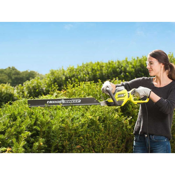 Ryobi RHT8165RL sähköinen pensasleikkuri, 800 W, 65 cm, 34 mm