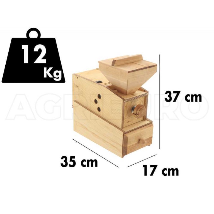 WIDU Widukind Mod. 1 jauhomylly koivupuulla, 400 W, 230 V, 180 g/min