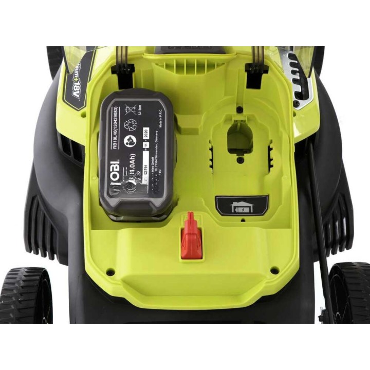 Ryobi RY18LM37A-140 akkuruohonleikkuri, 18 V, 4 Ah, 37 cm