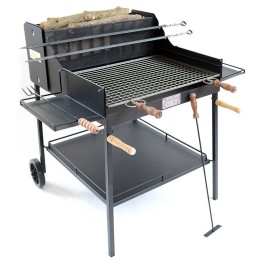 Fuocone Arezzo puu ja hiiligrilli teräs 70 58 cm 65 kg