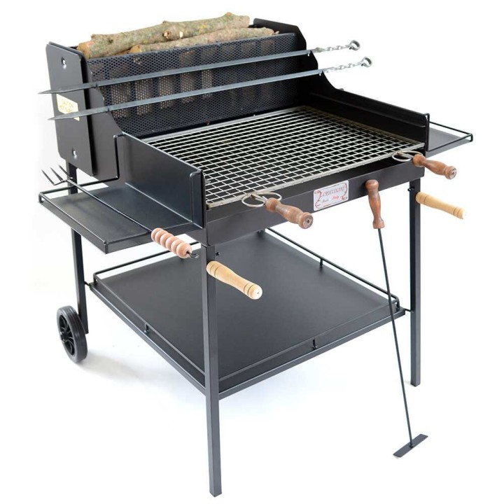 Fuocone Arezzo puu ja hiiligrilli teräs 70 58 cm 65 kg