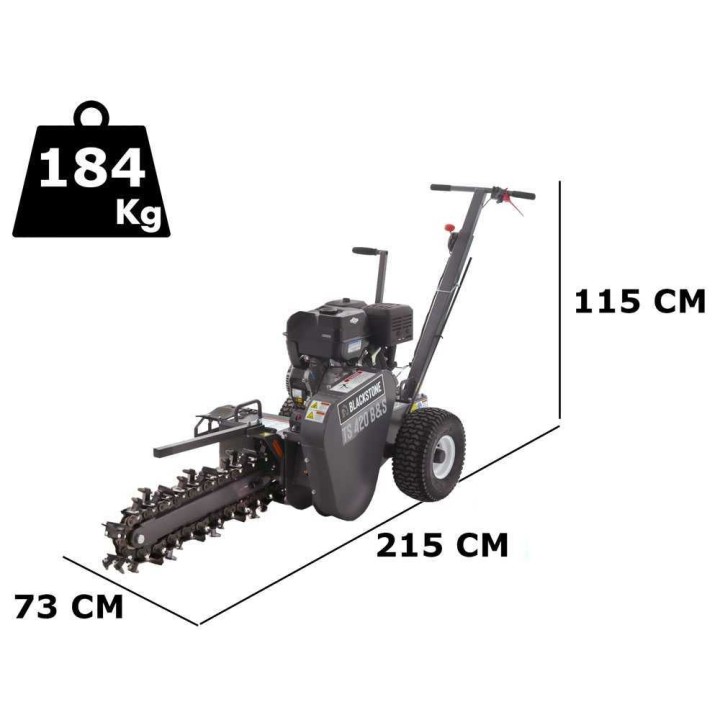 TS 420 B&S ketjukaivuri, Briggs&Stratton XR2100, 420 cm³, 13,5 HP