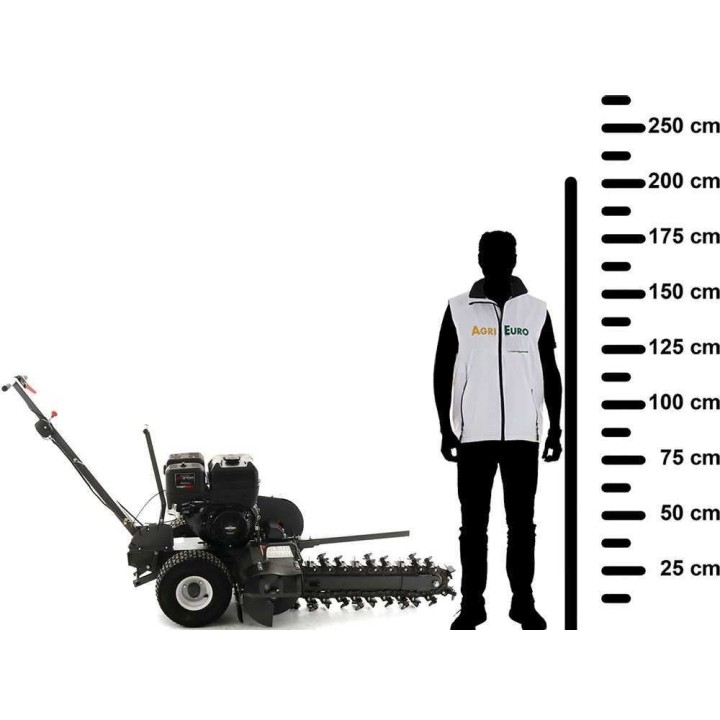 TS 420 B&S ketjukaivuri, Briggs&Stratton XR2100, 420 cm³, 13,5 HP