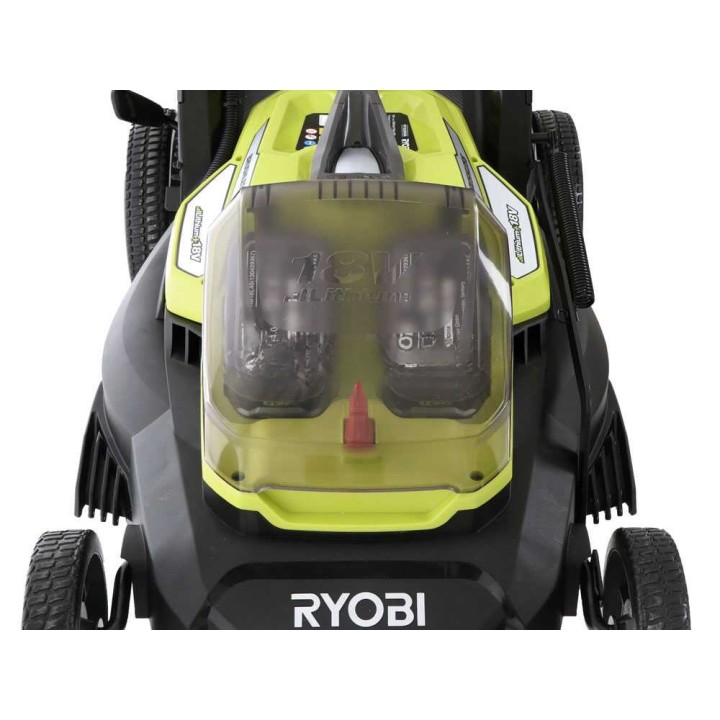 Ryobi RY18LMX40C-240 akkuruohonleikkuri, 40 cm, 2 × 18 V, 4 Ah