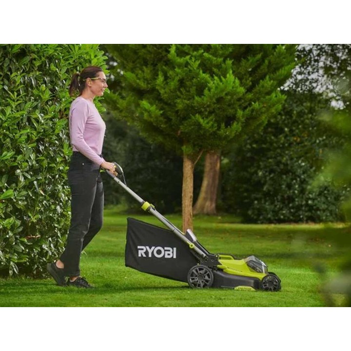 Ryobi RY18LMX40C-240 akkuruohonleikkuri, 40 cm, 2 × 18 V, 4 Ah