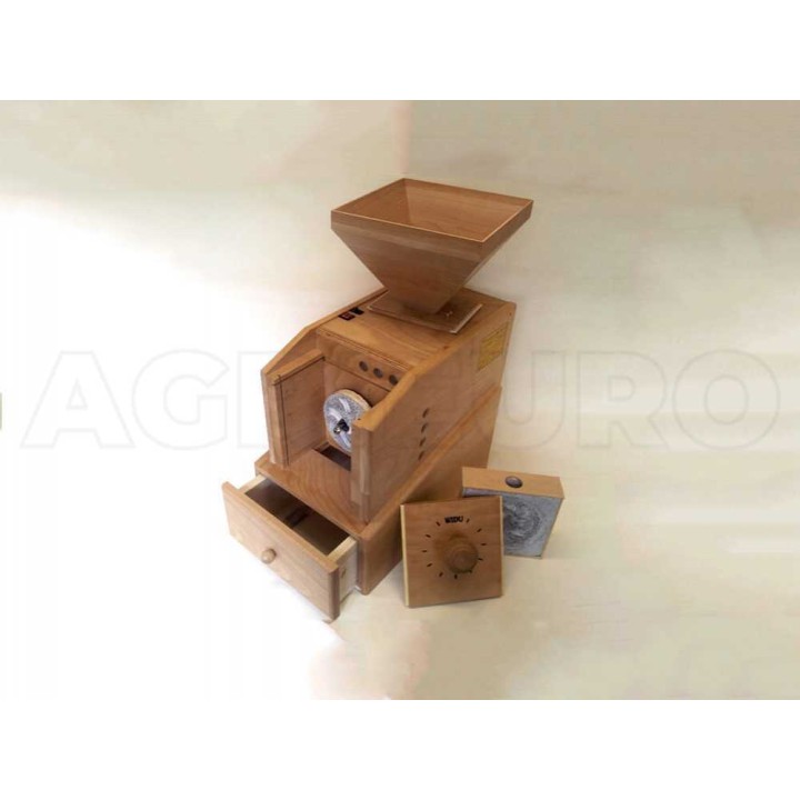 WIDU Universalmühle Mod. 3 jauhomylly, kivijauhatus, 600 W, pyökki