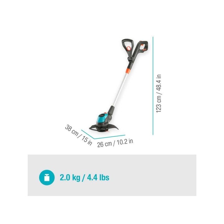 Gardena EasyCut 23/18V akkuruohotrimmeri, 23 cm, 18 V, ilman akkua ja laturia