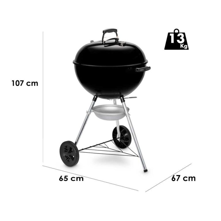 Weber Kettle E-5710 BLK hiiligrilli, Ø 57 cm