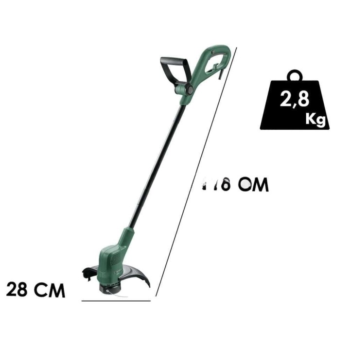 Bosch EasyGrassCut 23 sähköinen ruohotrimmeri, 280 W, 23 cm
