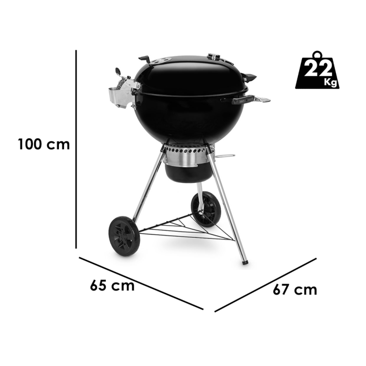 Weber Master Touch Premium E-5770 BLK hiiligrilli, 57 cm, 2 550 cm²