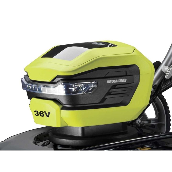 Ryobi RY36LMMX51A-140 akkuruohonleikkuri, 36 V, 51 cm, akku ja laturi