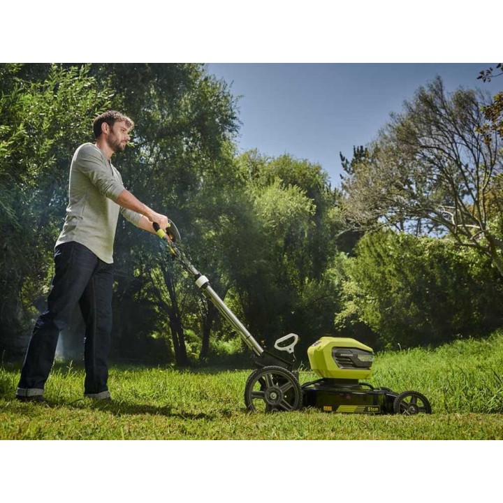 Ryobi RY36LMMX51A-140 akkuruohonleikkuri, 36 V, 51 cm, akku ja laturi