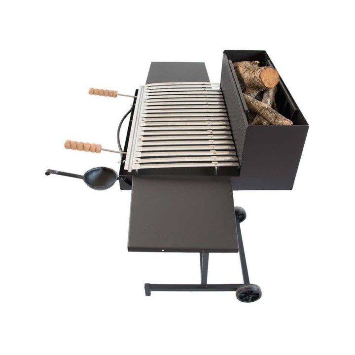 Cruccolini Pisa puu- ja hiiligrilli, teräs, 60 × 35 cm