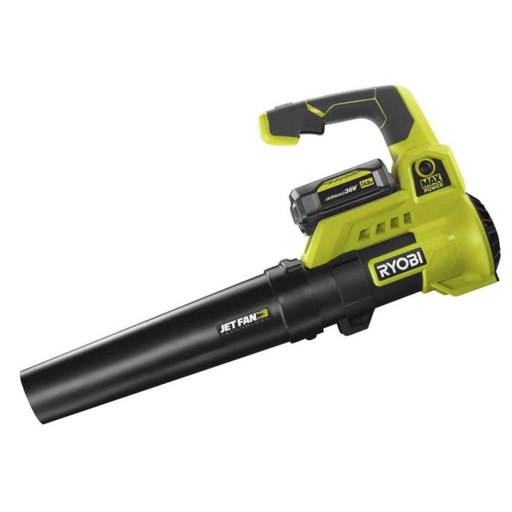 Ryobi RY36BLA-140 akkulehtipuhallin, 36 V, 4 Ah, 152 km/h