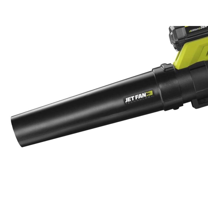 Ryobi RY36BLA-140 akkulehtipuhallin, 36 V, 4 Ah, 152 km/h
