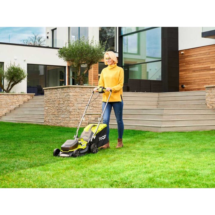 Ryobi RY18LMH37A-225 hybridinen akkuruohonleikkuri, 36 V, 37 cm