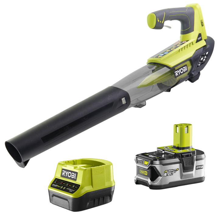 Ryobi OBL18JB akkulehtipuhallin 18 V 4 Ah 160 km h