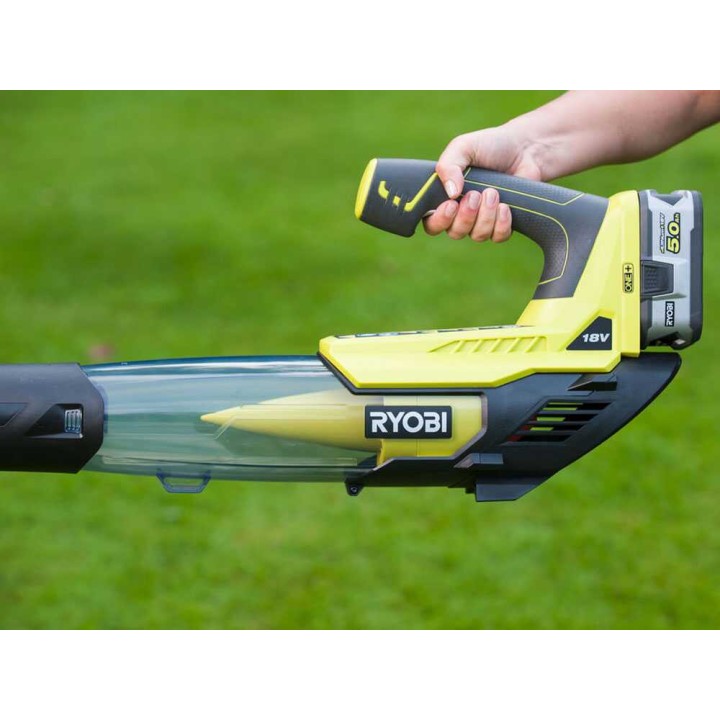 Ryobi OBL18JB akkulehtipuhallin, 18 V, 4 Ah, 160 km/h