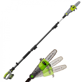 Verdemax PT20 teleskooppinen akkukäyttöinen oksasaha 20 V 20 cm 2 Ah