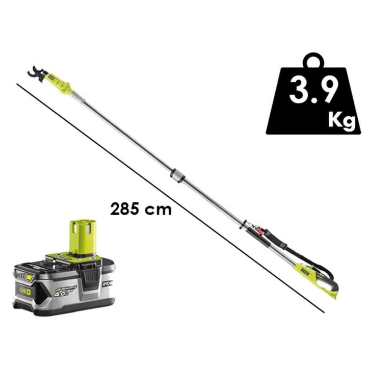 Ryobi RY18PLA-0 akkukarsintasakset varrella, 18 V, 4 Ah, 32 mm