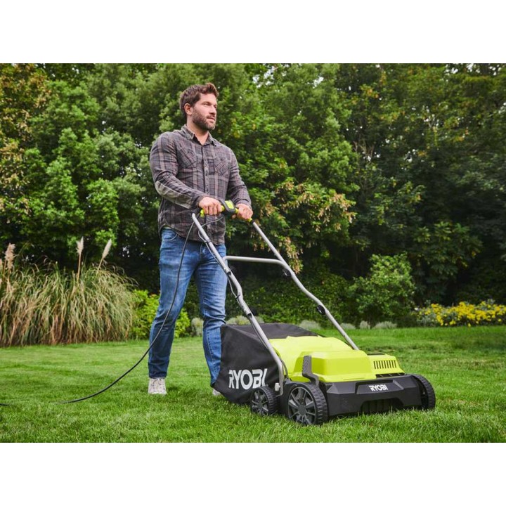 Ryobi RY1400SF35A nurmi-ilmaaja, 1 300 W, 35 cm, 16 terää