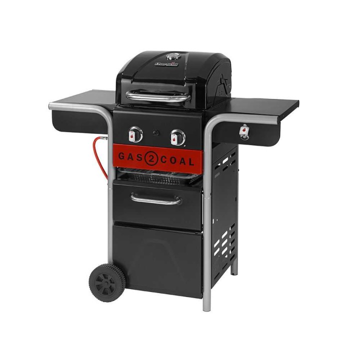 Char-Broil Gas2Coal 2.0 2B kaasu- ja hiiligrilli, 6,72 kW, 1 892 cm²
