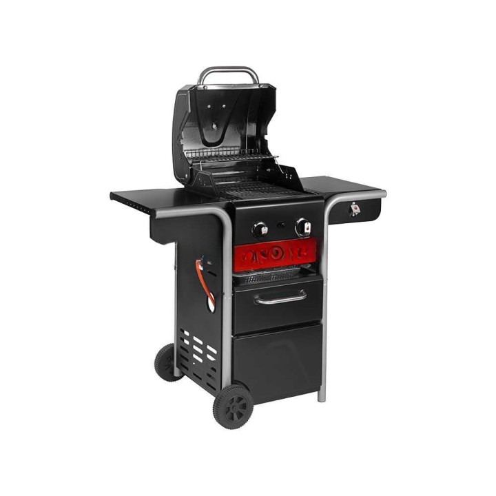 Char-Broil Gas2Coal 2.0 2B kaasu- ja hiiligrilli, 6,72 kW, 1 892 cm²