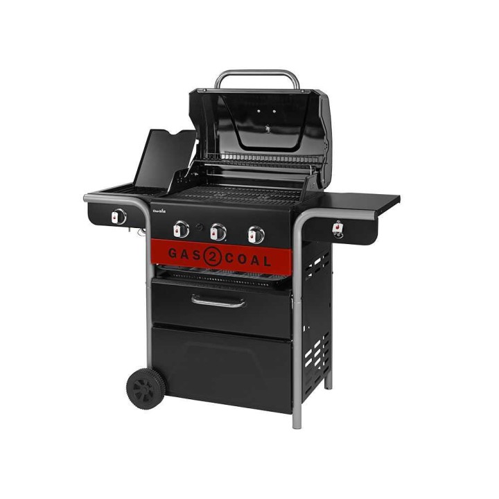 Char-Broil Gas2Coal 2.0 3B kaasu- ja hiiligrilli, 10,1 kW