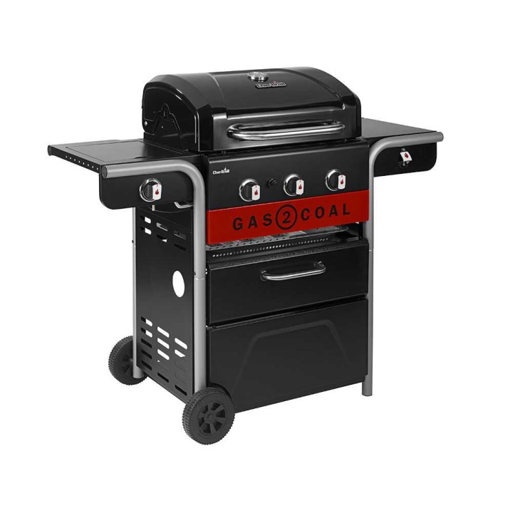 Char-Broil Gas2Coal 2.0 3B kaasu- ja hiiligrilli, 10,1 kW