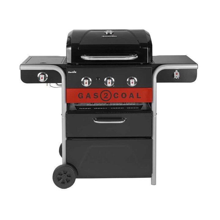 Char-Broil Gas2Coal 2.0 3B kaasu- ja hiiligrilli, 10,1 kW