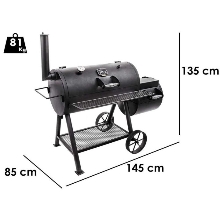 Char-Broil Oklahoma Joe's Highland Smoker hiiligrilli ja savustin, 3 872 cm²