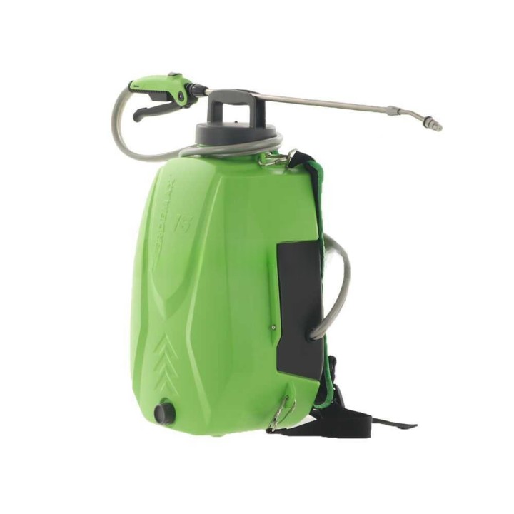 Verdemax FUTURA PRO 16L akkuselkäruisku, 18 V, 16 l, 2,5 Ah