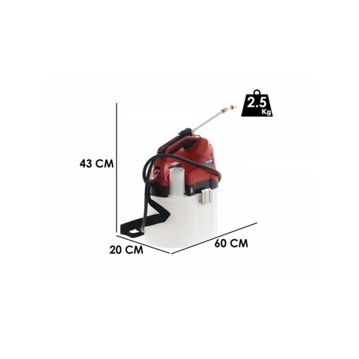 Einhell GE-WS 18/75 Li akkuruisku, 7,5 l, 18 V, ilman akkua ja laturia