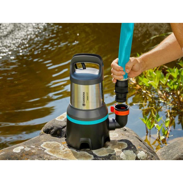 Gardena 20000 Aquasensor -uppopumppu likavedelle, 750 W, 20 000 l/h