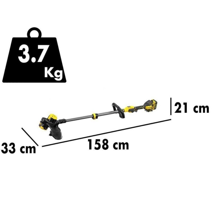 STANLEY FATMAX V20 akkukäyttöinen trimmeri, 18 V, 4 Ah, 33 cm
