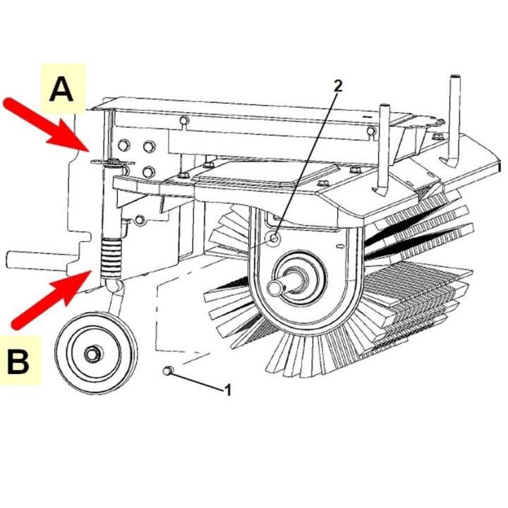 Eurosystem P55 moottoriharja, Loncin 196 cm³, 6,5 HP, 105 cm