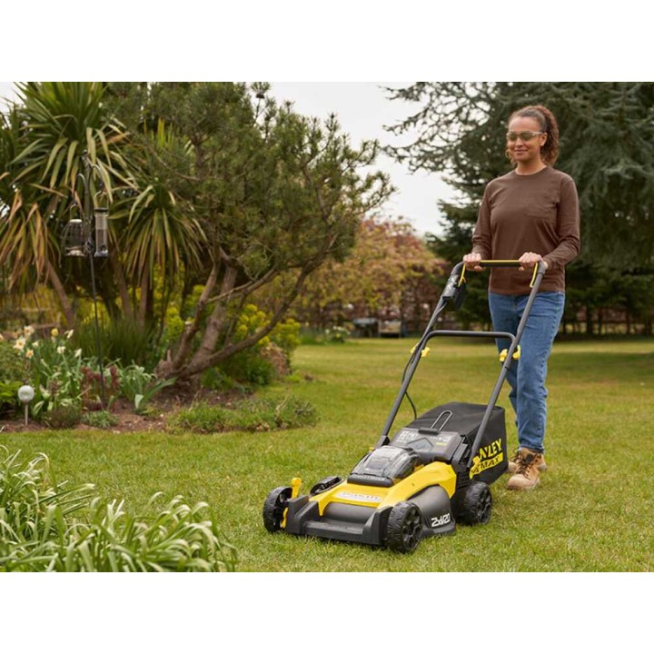 Stanley FATMAX SFMCMW2651M-QW akkuruohonleikkuri, 36 V, 52 cm, 2 akkua