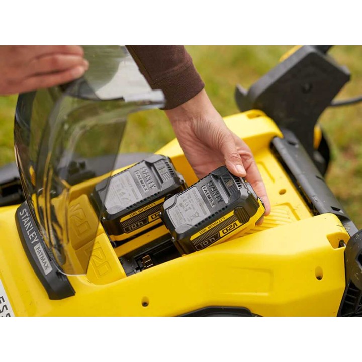 Stanley FATMAX SFMCMW2651M-QW akkuruohonleikkuri, 36 V, 52 cm, 2 akkua