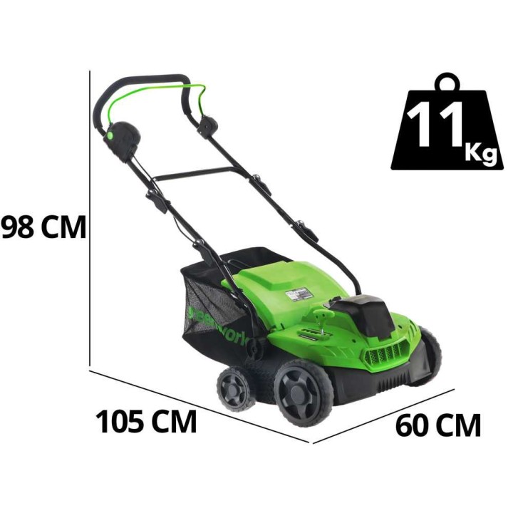 Greenworks GD40SC38II akkuarikkoja, 40 V, 36 cm, ilman akkua ja laturia