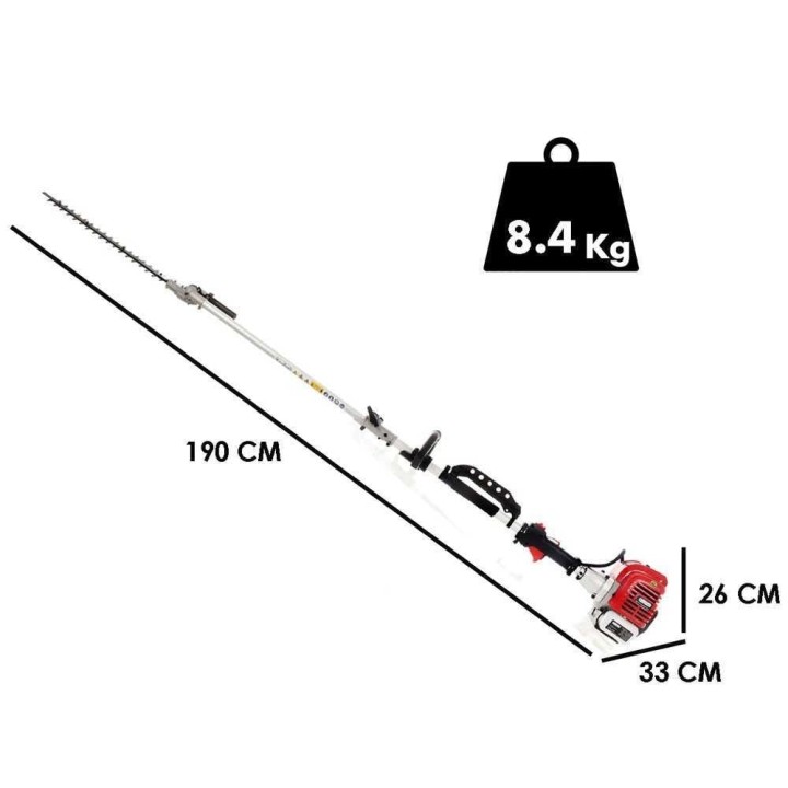 GeoTech GT-2 33 L monitoiminen raivaussaha, 33 cm³, 1,4 HP