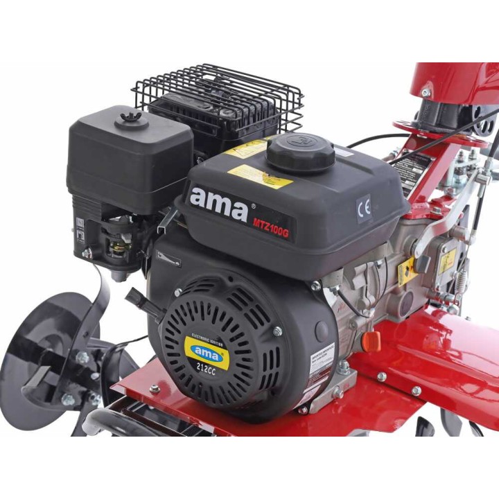 AMA MTZ100G -jyrsin, 7 HP, 212 cm³, 100 cm, 3+1 vaihdetta